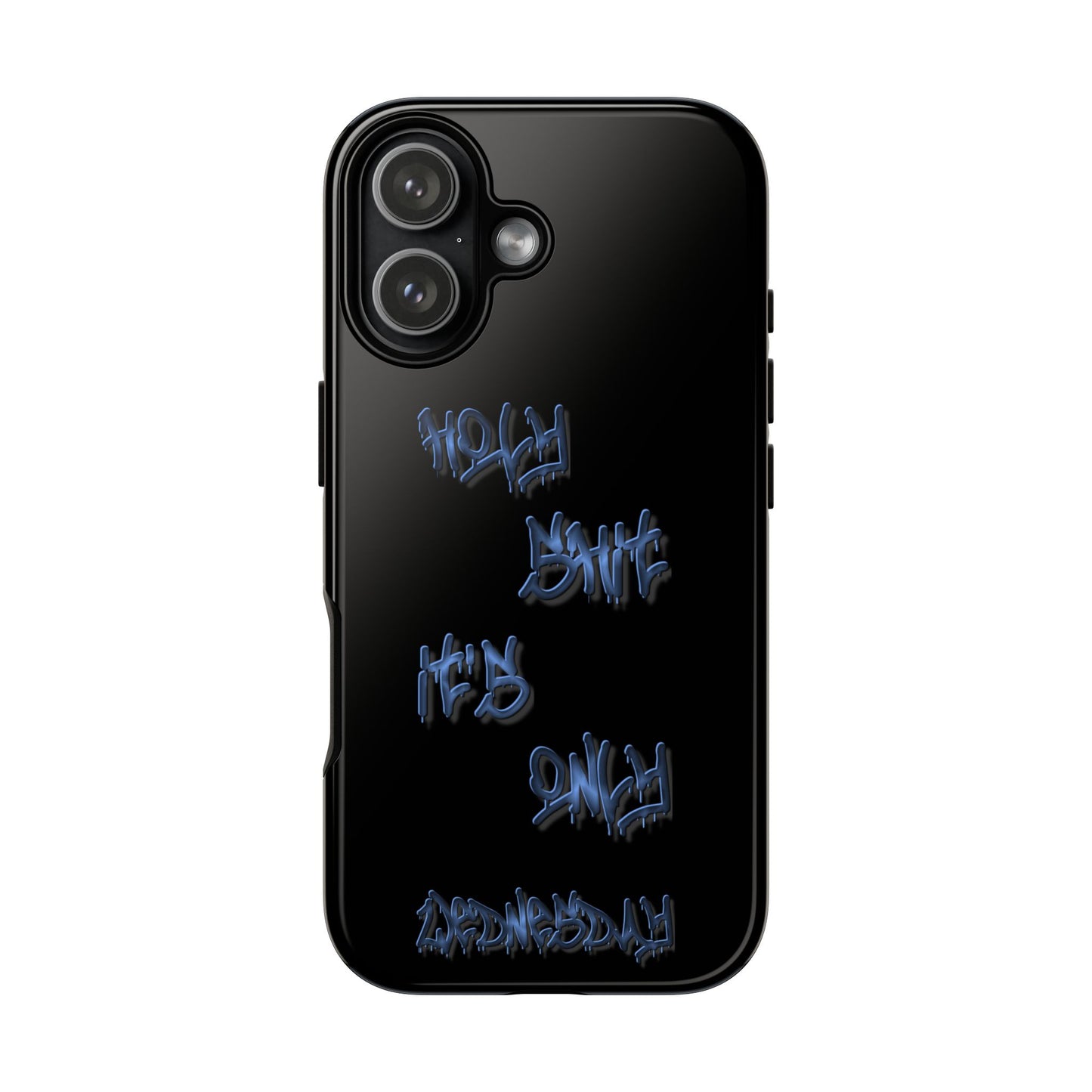 Phone Case — Blue Neon Graffiti "Tough Cases" Protective Cover