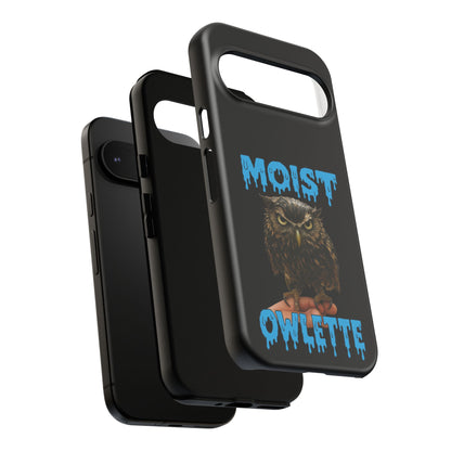 Moist Owlette Phone Case — Funny Owl Graphic Protective Case