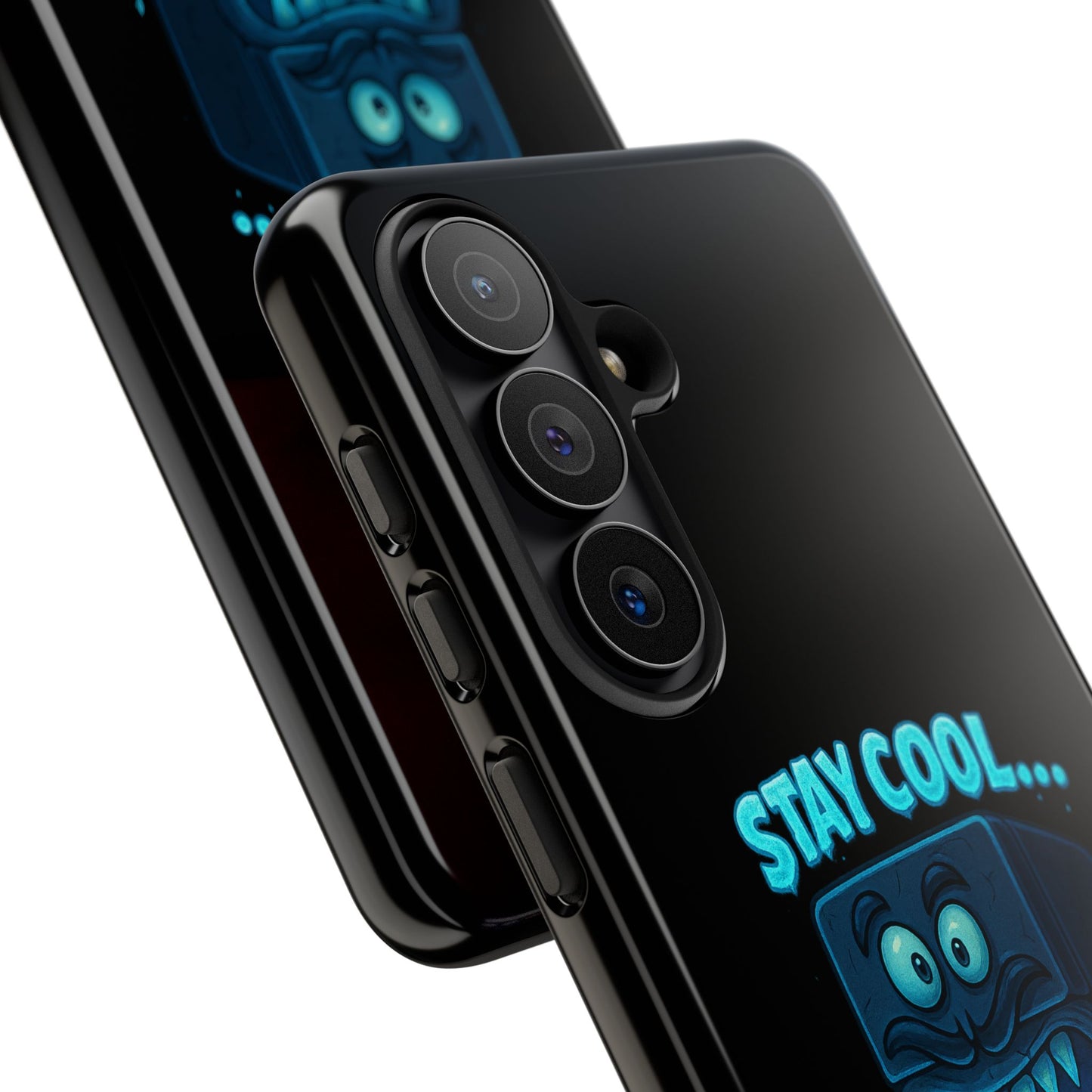 Stay Cool... Or Else. Phone Case — Neon Monster Protective iPhone Cover