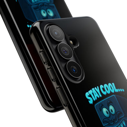 Stay Cool... Or Else. Phone Case — Neon Monster Protective iPhone Cover
