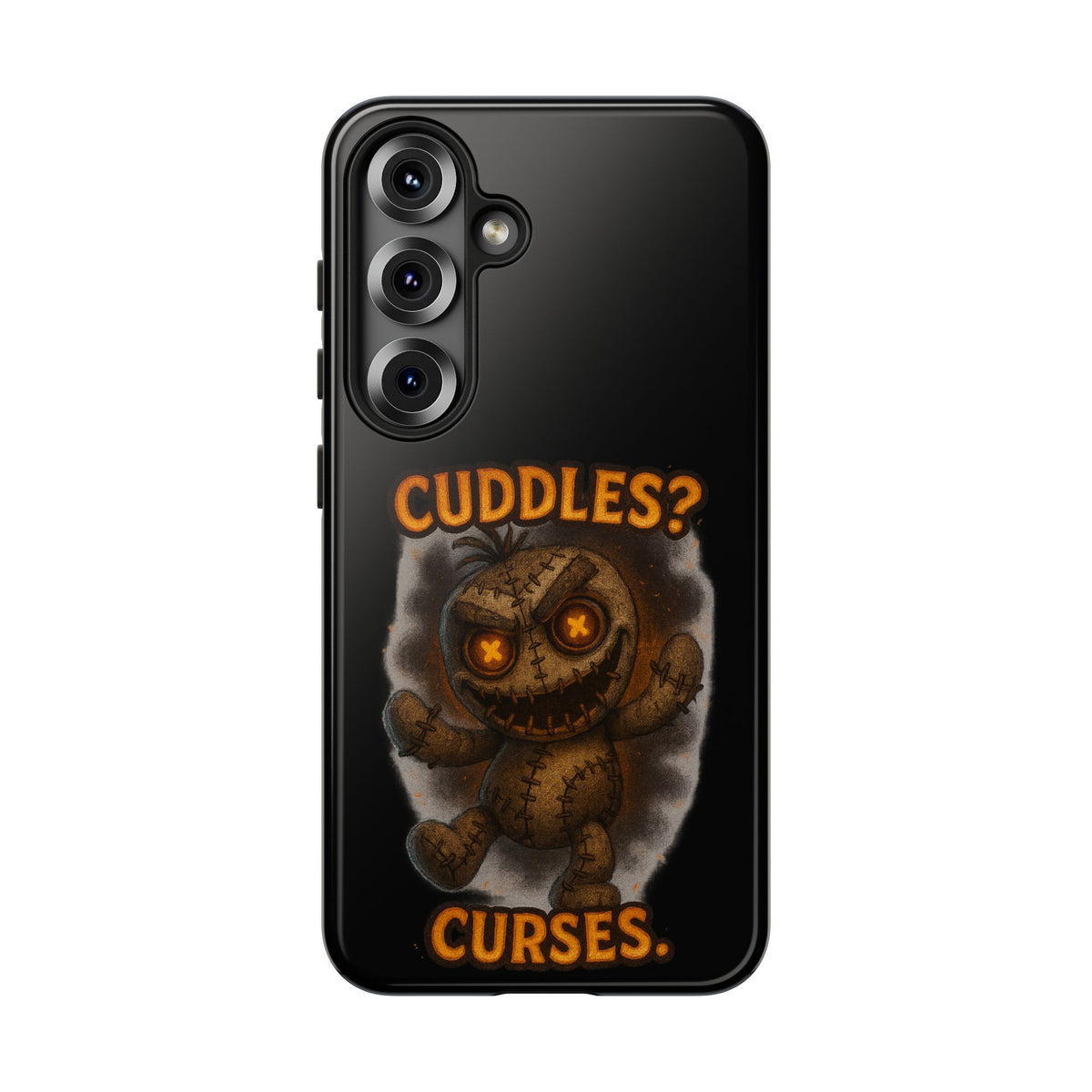 Phone Case — 'Cuddles? Curses.' Voodoo Doll Gothic Protective Case