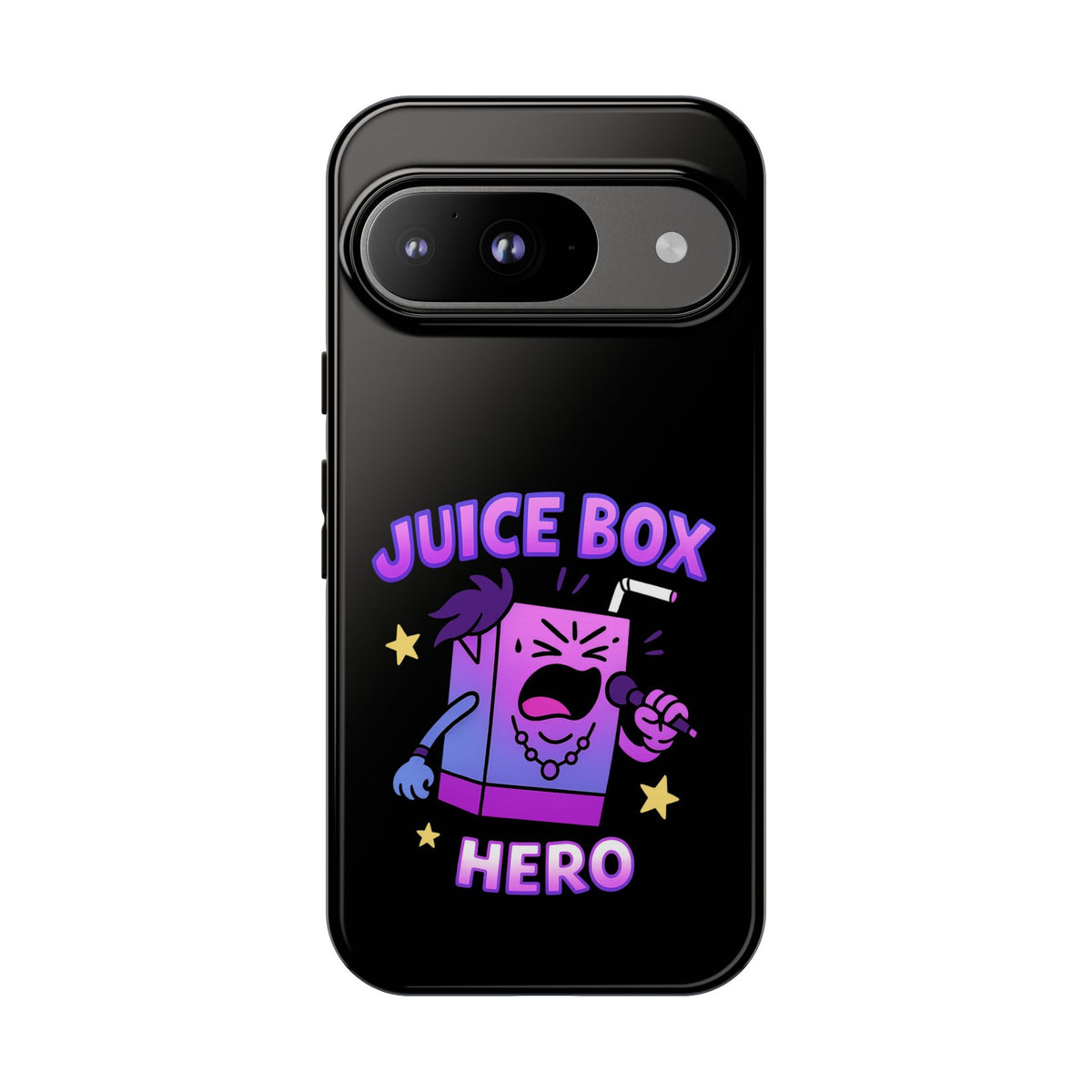 Phone Case — 'Juice Box Hero' Cute Cartoon Protective Cover