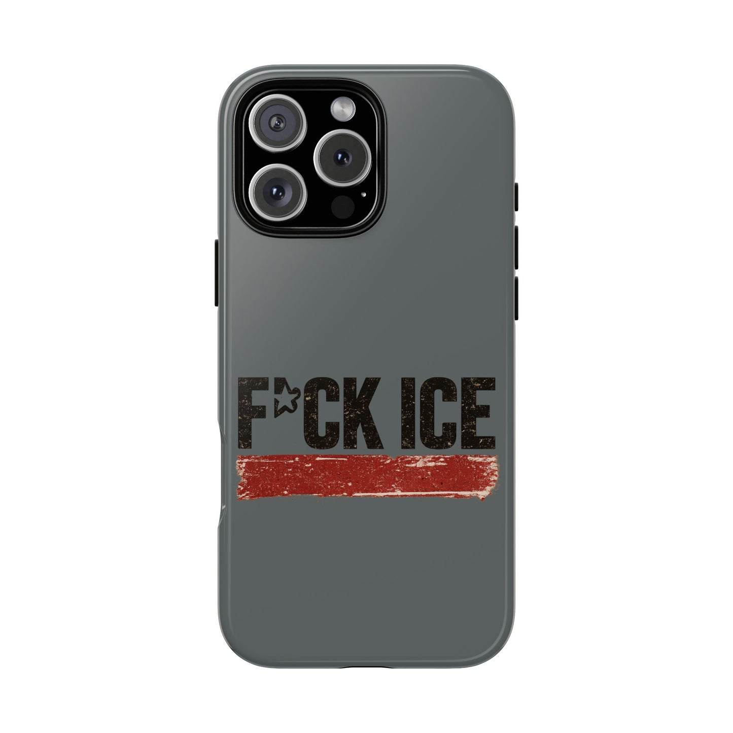 Phone Case - "F*CK ICE" Distressed Protest Design