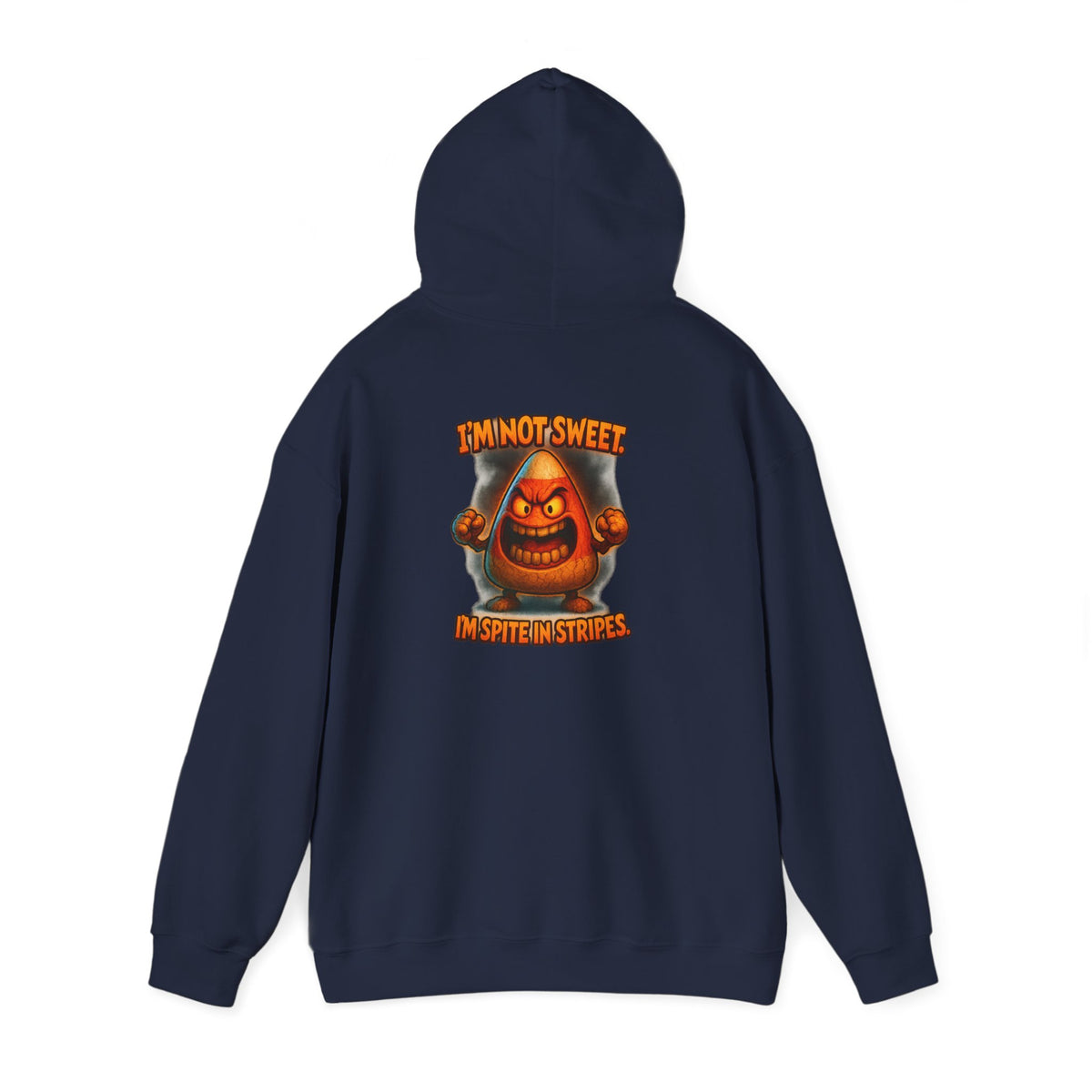 Hoodie — Angry Gnome Graphic "I'm No Gnome, In Spite of Stripes"