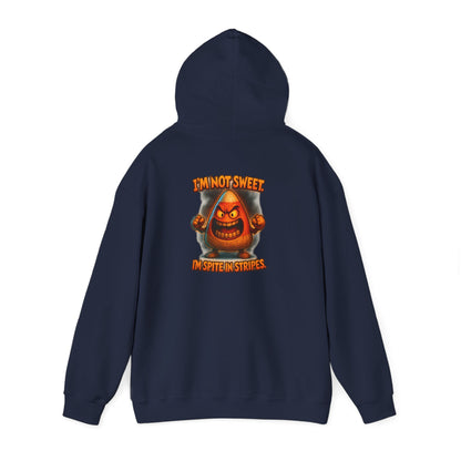 Hoodie — Angry Gnome Graphic "I'm No Gnome, In Spite of Stripes"