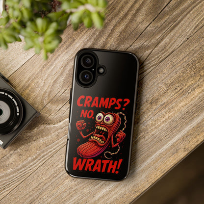 Phone Case — "Cramps? No, Wrath!" Retro Hot-Pepper Graphic