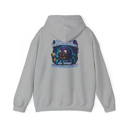 Skull Mage Hoodie — “Silence I’m Mid-Incantation and Mid-Irrelevance!” Graphic Pullover