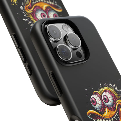 Duck Monster Phone Case — Crazy Cartoon Eye Duck Shock Design Tough Case