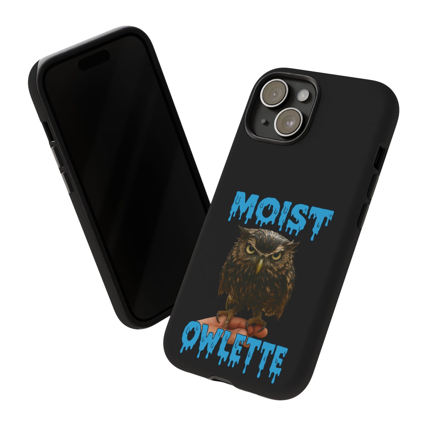 Moist Owlette Phone Case — Funny Owl Graphic Protective Case