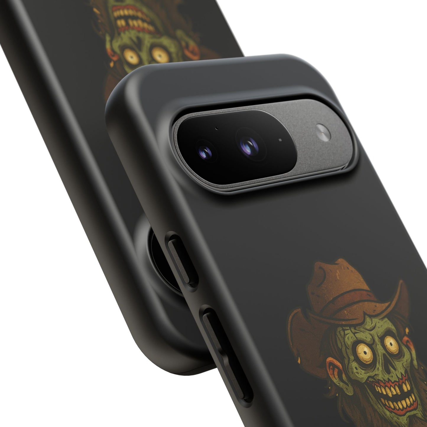 Zombie Cowboy Phone Case — "Ain't No Grave Gonna Hold This Yeehaw" Protective iPhone Cover