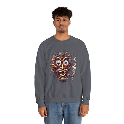 Wild-Eyed Smoking Maniac Crewneck Sweatshirt