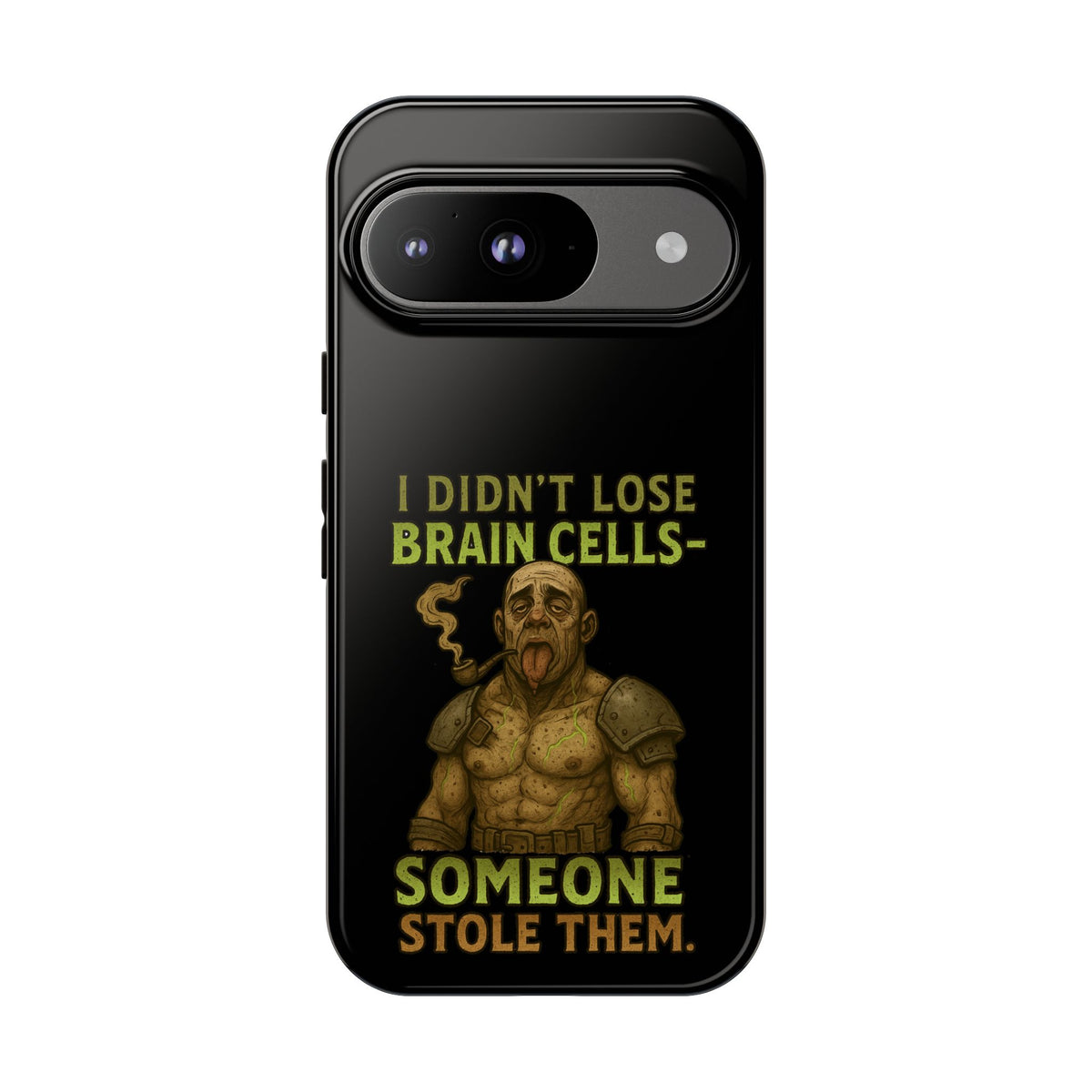 Phone Case — “I Didn’t Lose Brain Cells — Someone Stole Them” Humorous Zombie Graphic