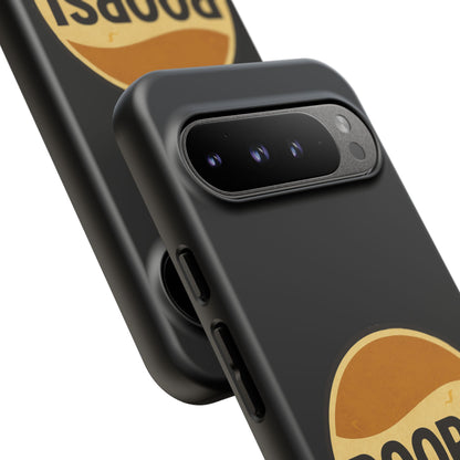 Poopsi Retro Logo Phone Case — Funny Vintage Soda-Inspired iPhone Cover