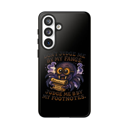 Phone Case — Fiery One-Eyed Demon with "I See Your Soul... And It's Disappointing"