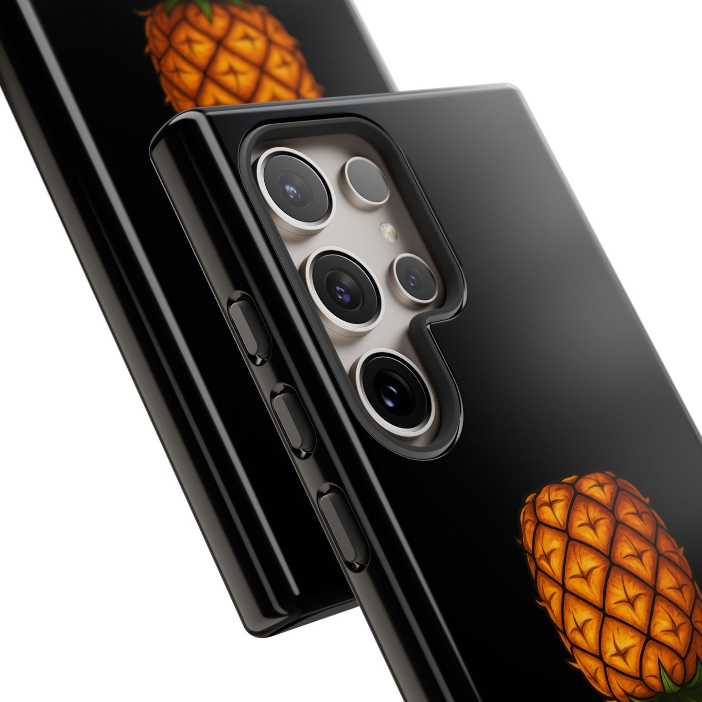 Phone Case — Tropical Pineapple "Not looking for pizza" Protective Cover
