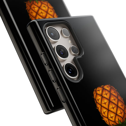 Phone Case — Tropical Pineapple "Not looking for pizza" Protective Cover