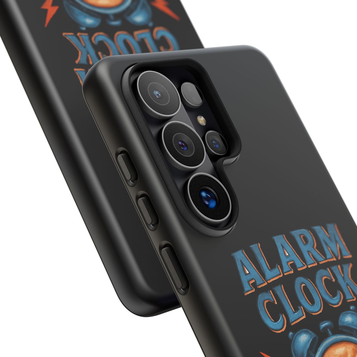Phone Case — "Alarm Clock" Retro Screaming Clock Protective Cover