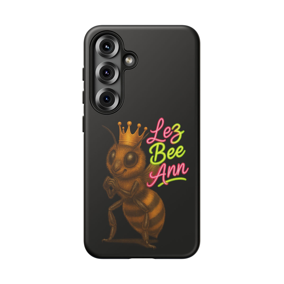 Phone Case — 'Lez Bee Ann' Queen Bee Tough Protective Cover
