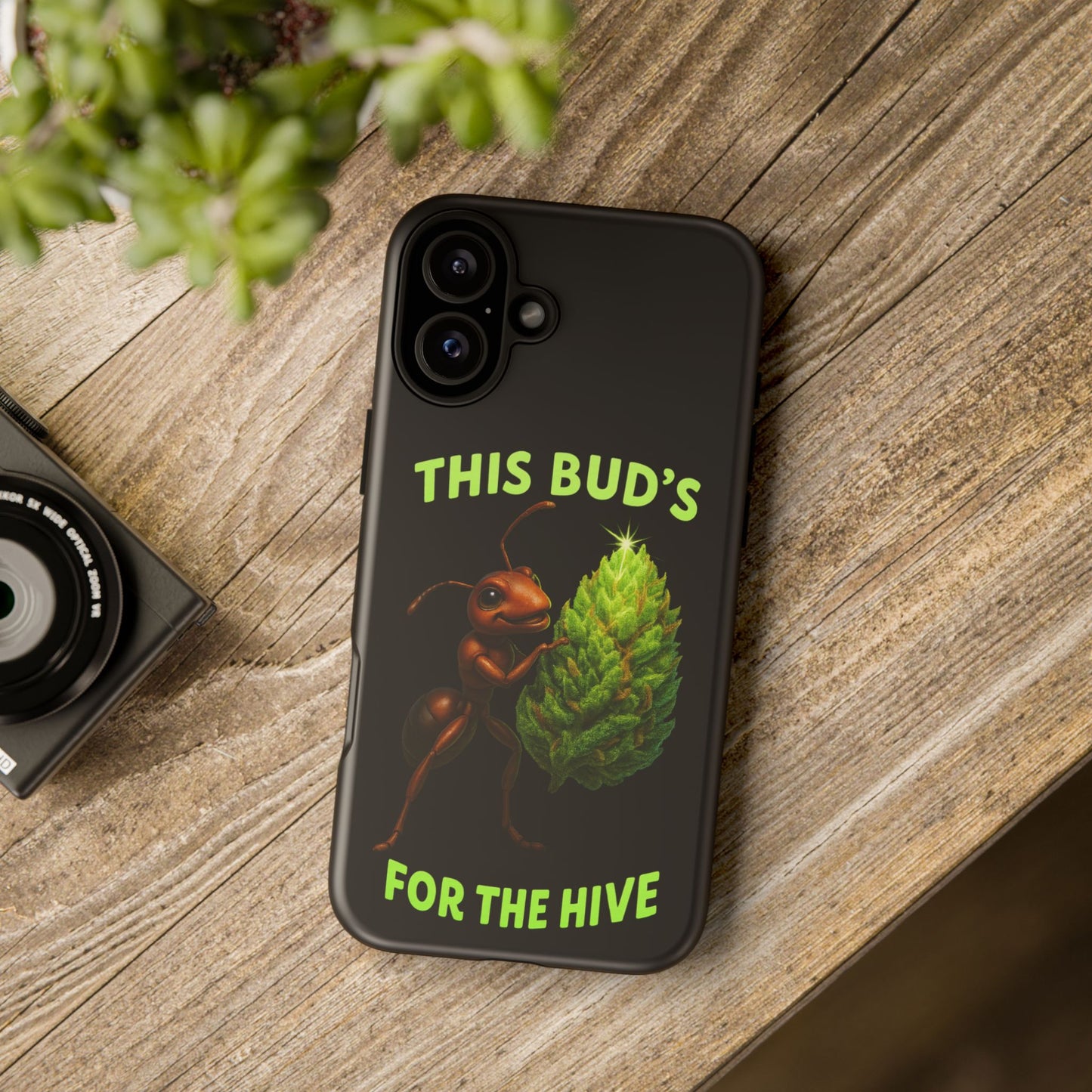 Phone Case — "This Bud's For The Hive" Ant & Hop Design