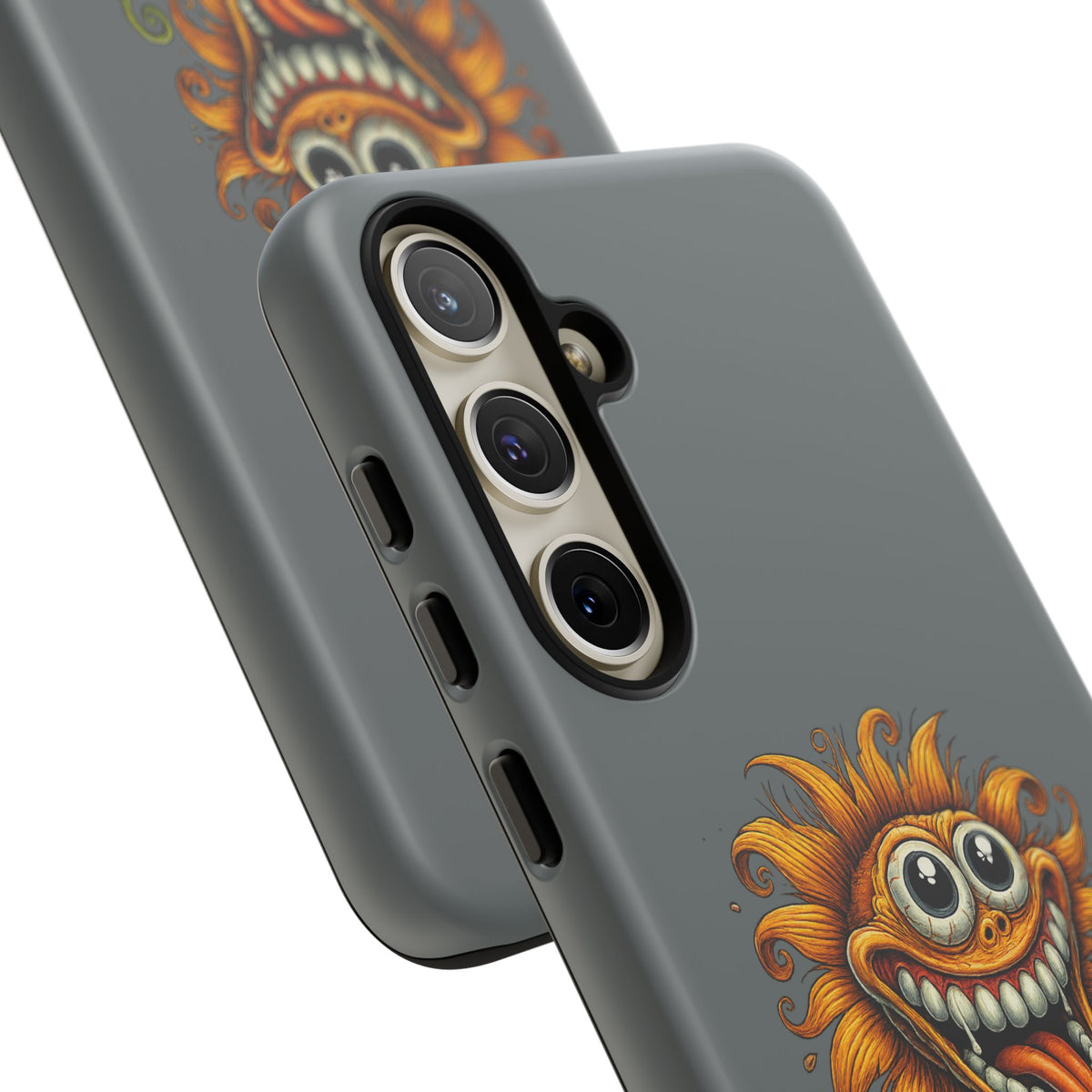 Funny Monster Sunflower Phone Case — "Photosynthesizing the Universe One Breakdown at a Time"