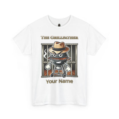 "The Grillfather" Personalized BBQ T-Shirt