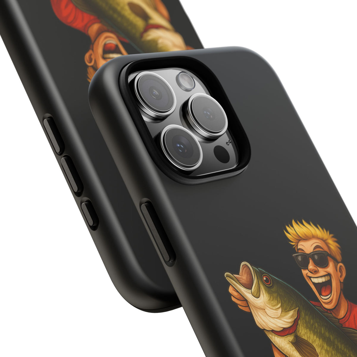Fishing Phone Case — "I Came. I Cast. I Conquered." Graphic Bass Design
