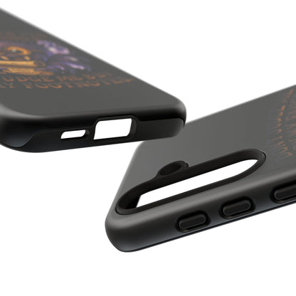 Phone Case — Fiery One-Eyed Demon with "I See Your Soul... And It's Disappointing"