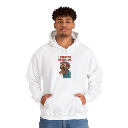 I Paid Extra For This Face Hoodie
