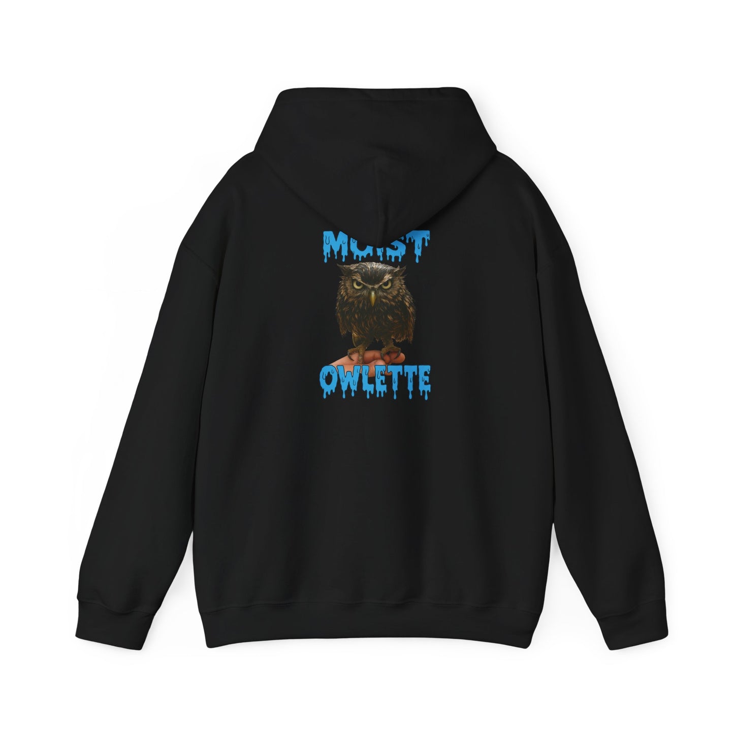 Owl Graphic Hoodie – “Must Owelette” Retro Drip Design