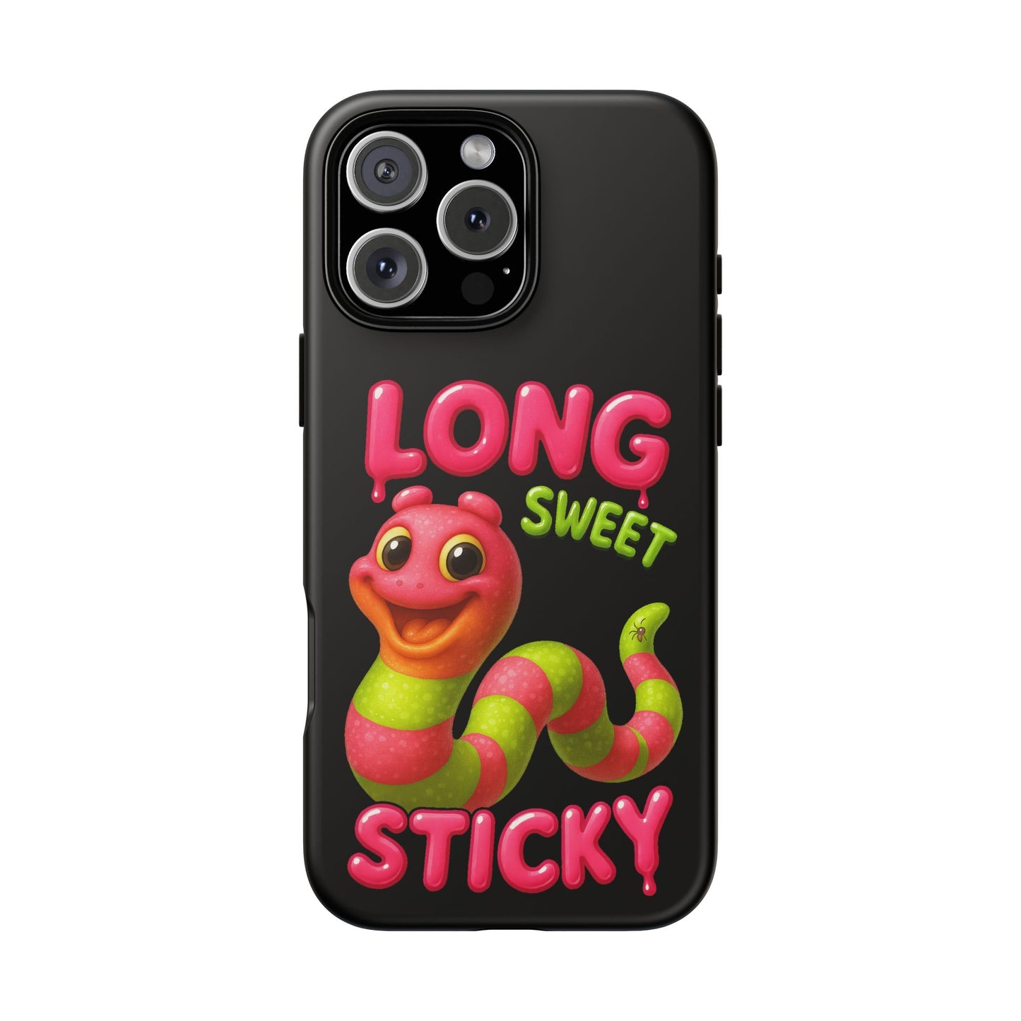 Phone Case — "Long Sweet Sticky" Cute Candy Snake Protective Case