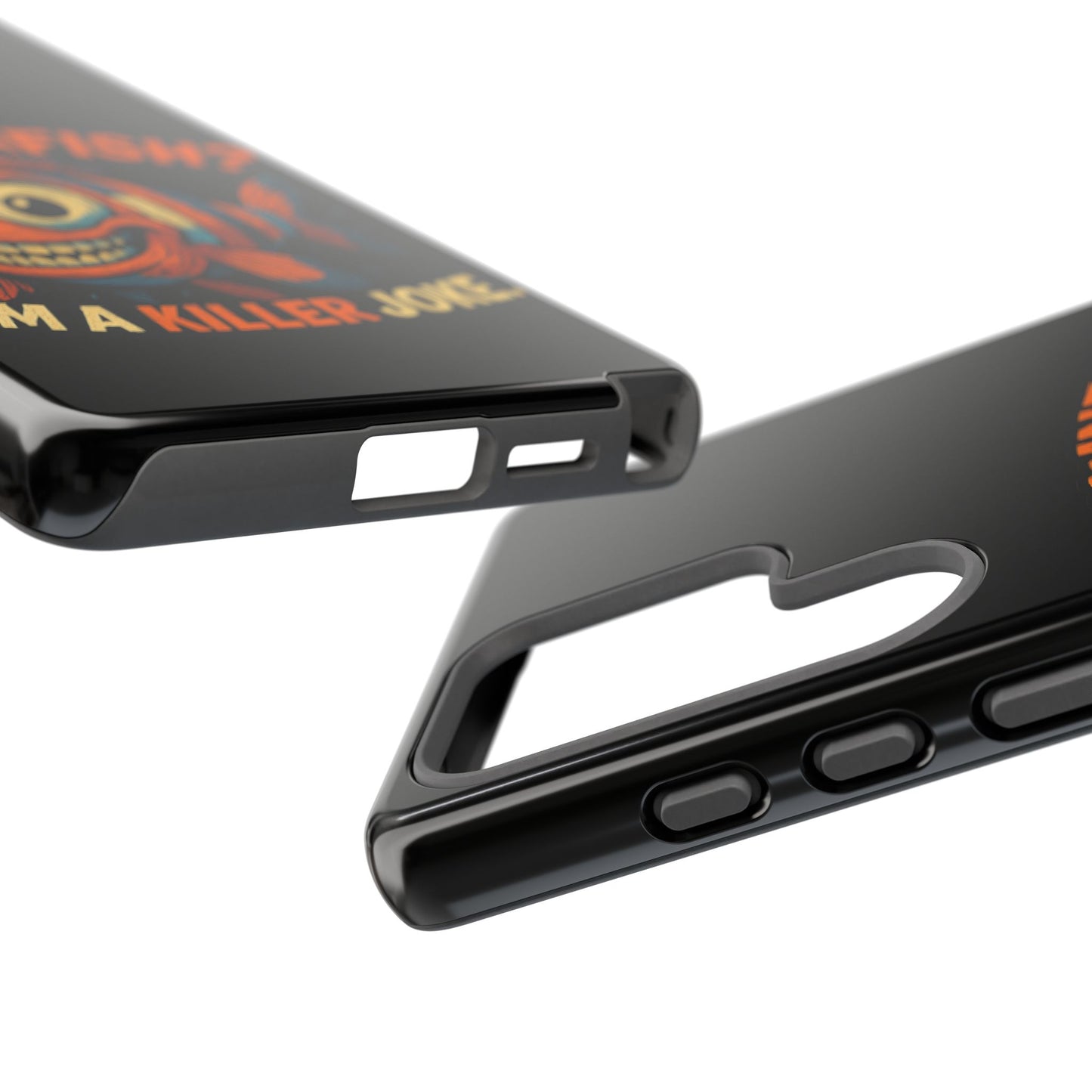 Phone Case — “Clownfish? I’m a Killer Joke.” Funny Creepy Fish Graphic
