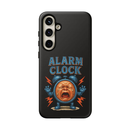 Phone Case — "Alarm Clock" Retro Screaming Clock Protective Cover