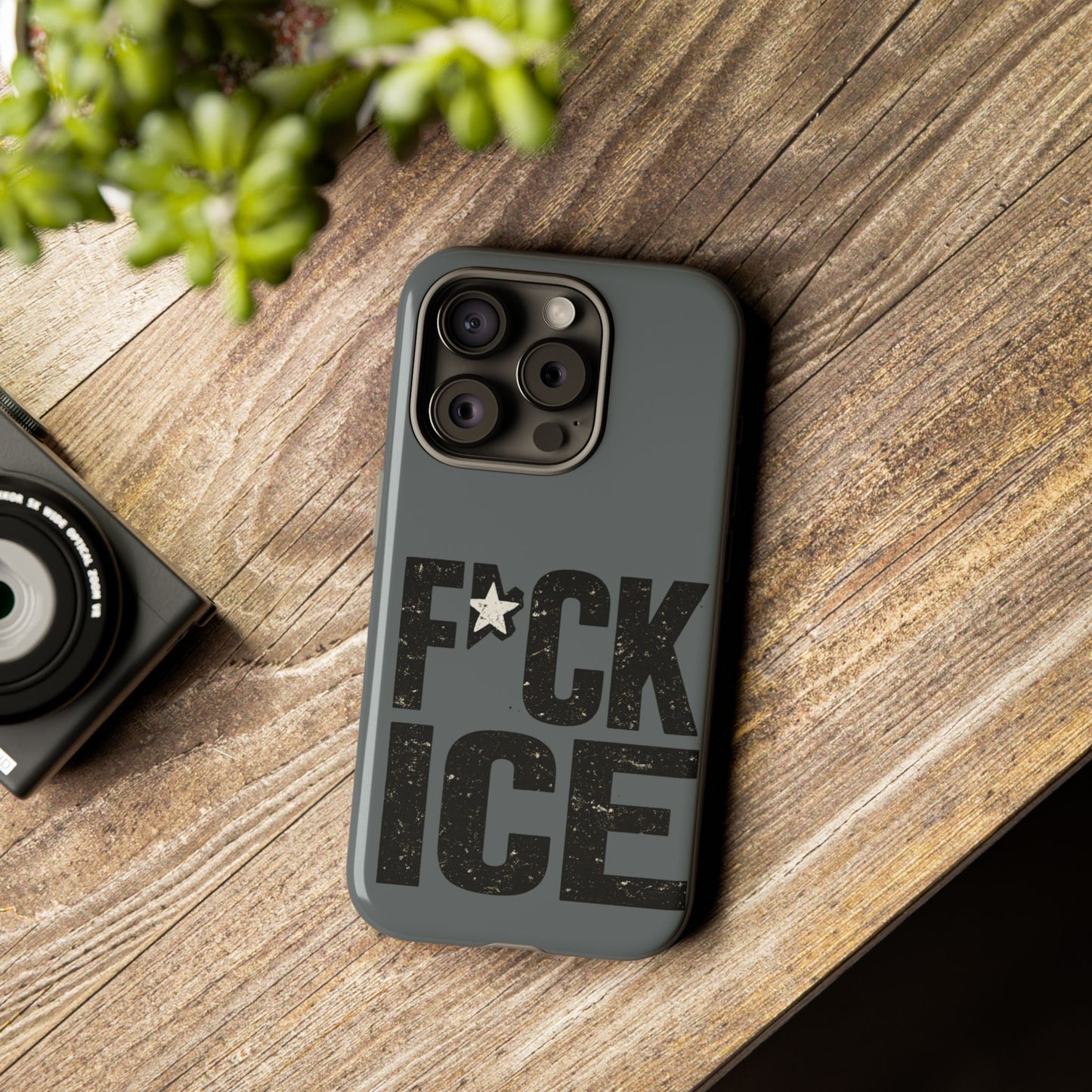 Phone Case — “F*CK ICE” Bold Protest Protective Case