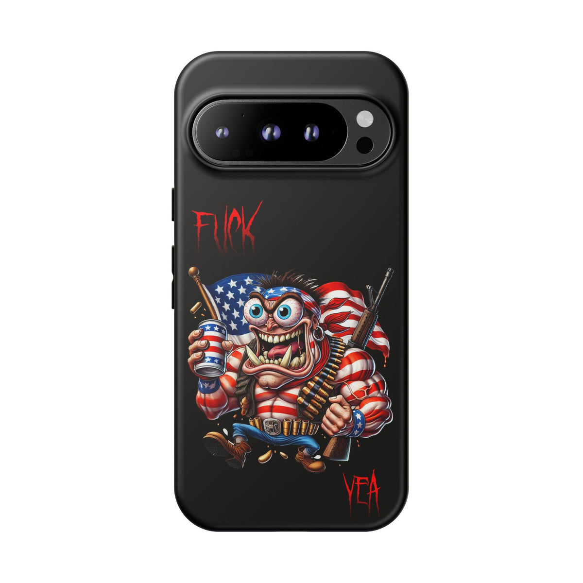 Patriotic Madman Phone Case — 'Funk Yea' USA Flag Tough Case