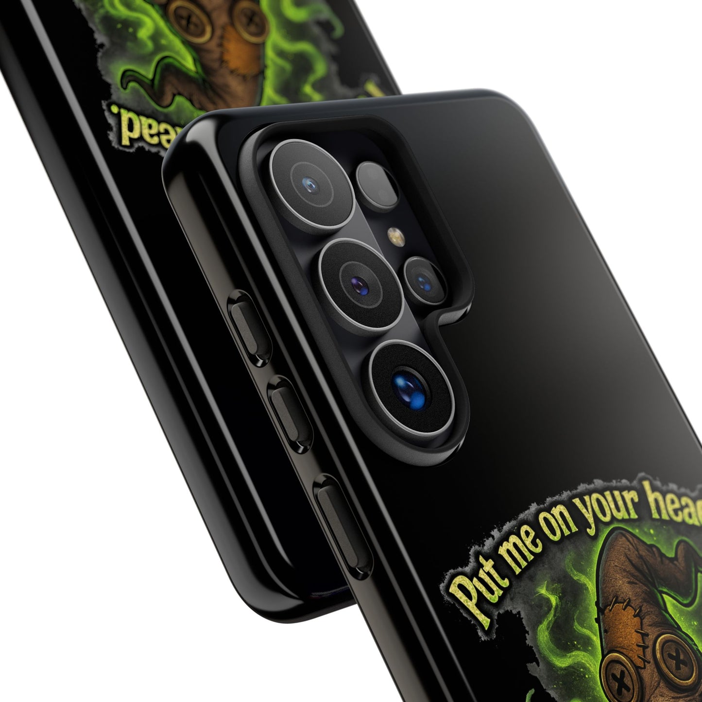 Phone Case — 'Put Me On Your Head, I Double Dare You' Witch Hat Horror Design