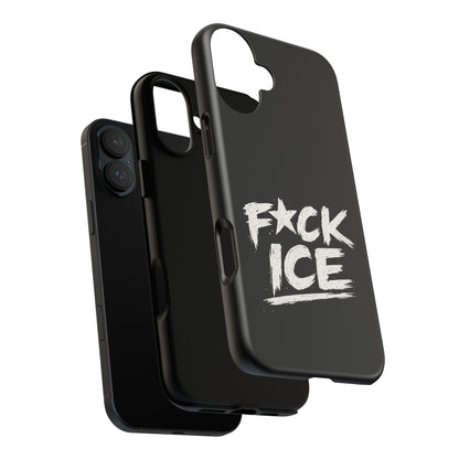 Phone Case — “F*ck Ice” Bold Protest Graphic Protective Case