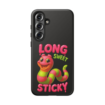 Phone Case — "Long Sweet Sticky" Cute Candy Snake Protective Case