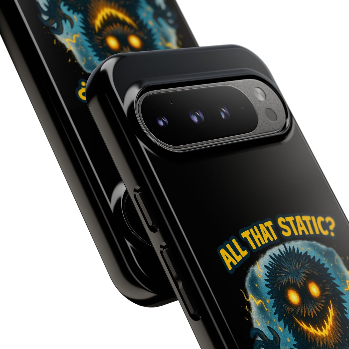 Phone Case — 'All That Static? That's Me Charging Up' Cute Monster Protective Case