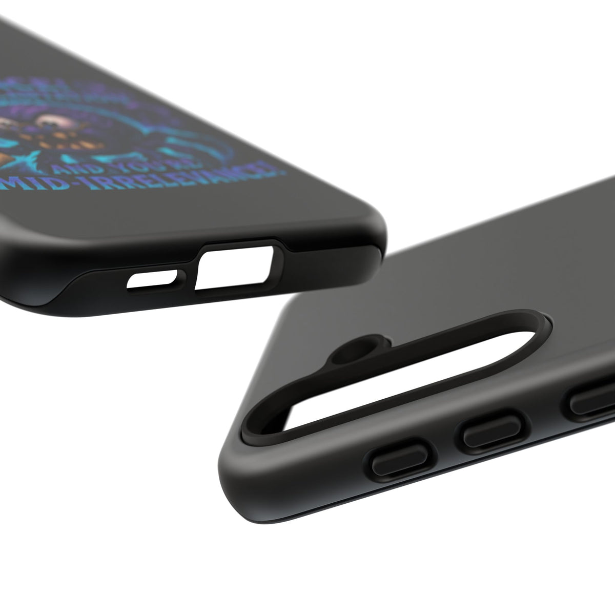 Phone Case — "Silence! I'm Mid-Incantation" Cute Angry Spider Magic Design