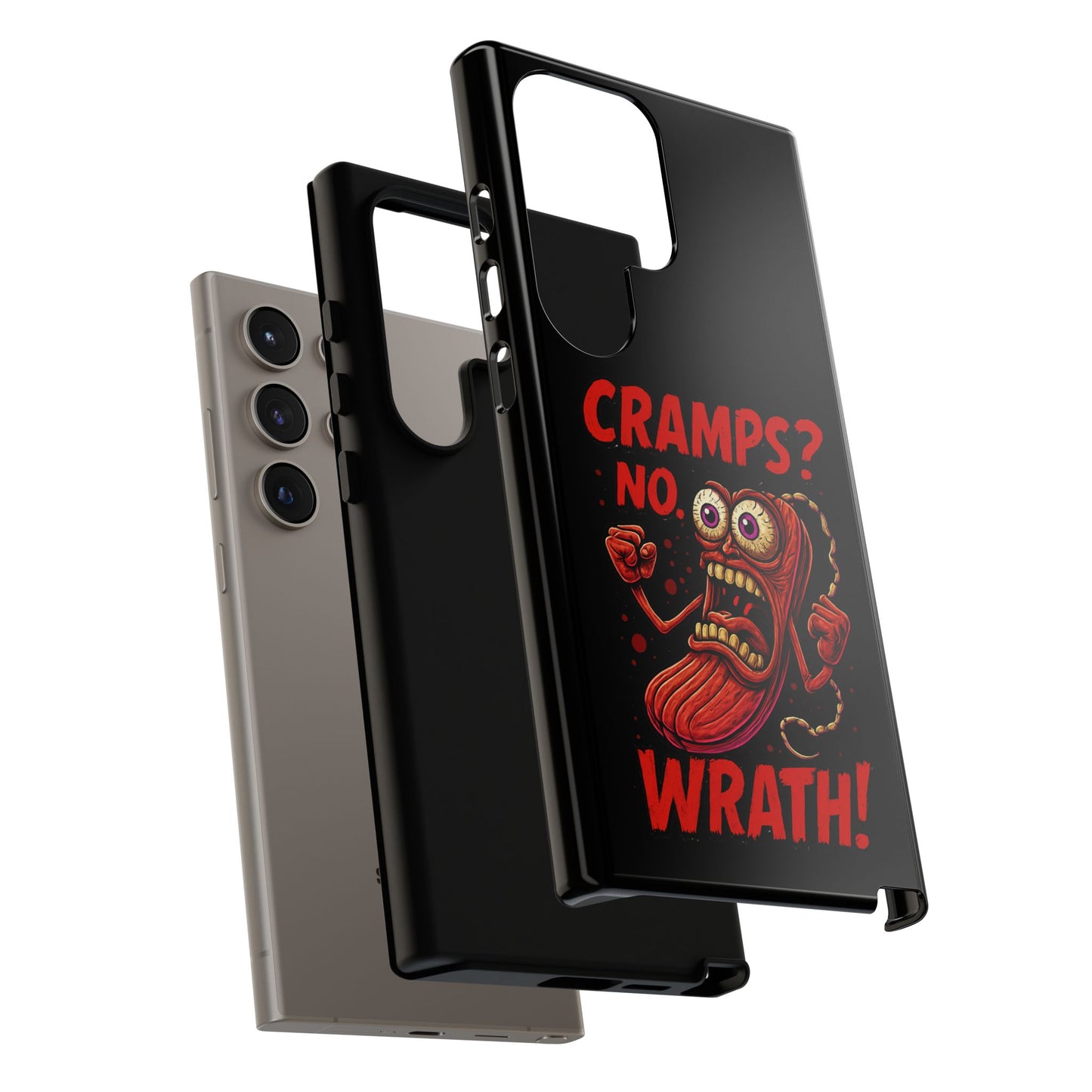 Phone Case — "Cramps? No, Wrath!" Retro Hot-Pepper Graphic