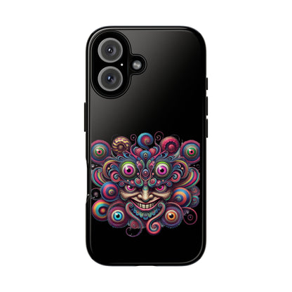 Psychedelic Smiling Eye Cluster Phone Case