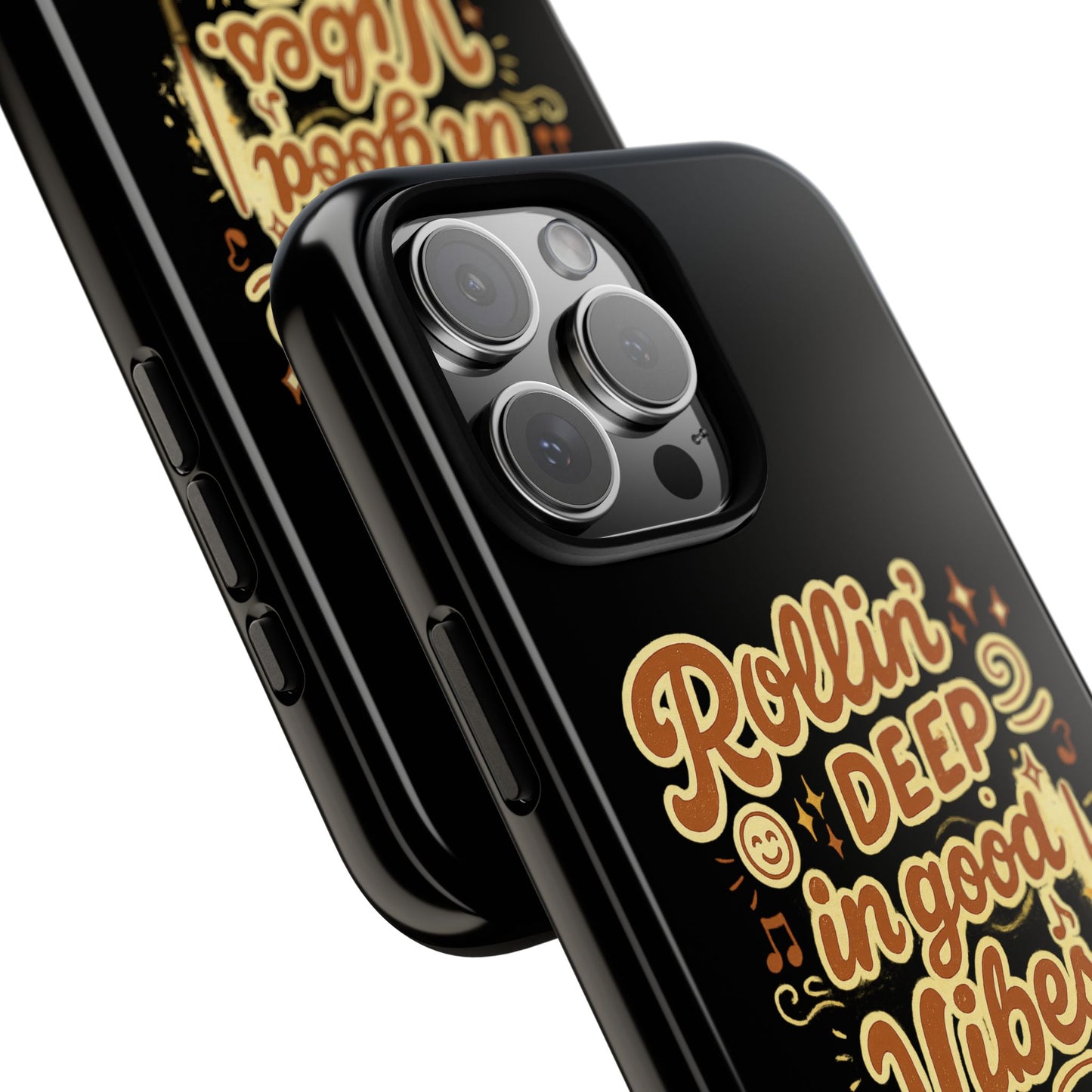 Phone Case — "Rollin' Deep in Good Vibes" Cartoon Retro Design