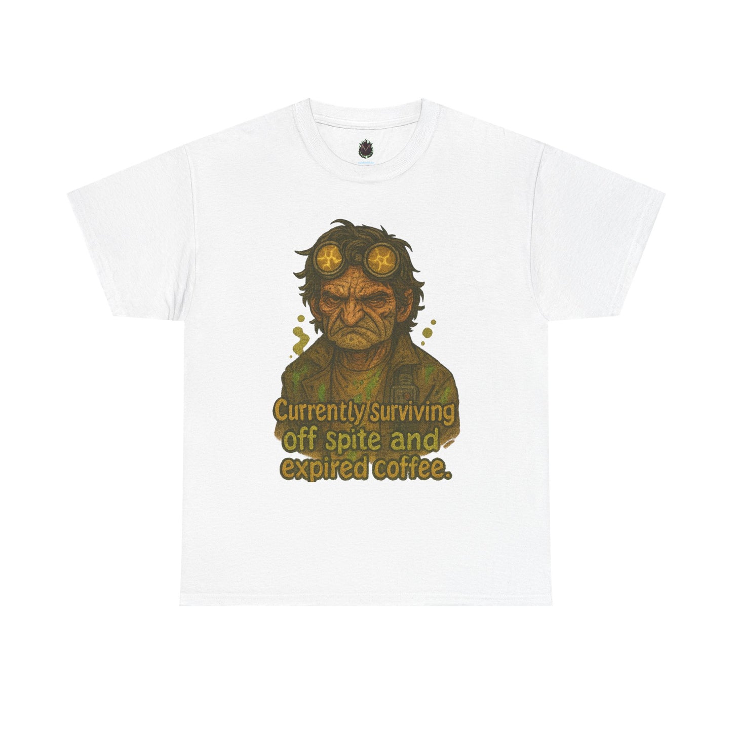 Currently Surviving Off Spite and Expired Coffee T-Shirt | Grunge Coffee Tee