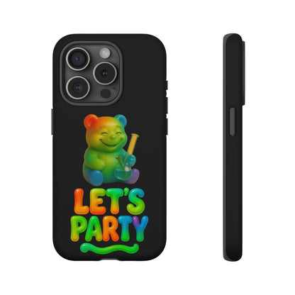 Let's Party Rainbow Bear Phone Case