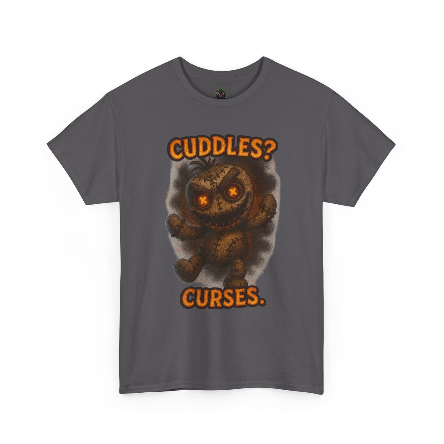 Cuddles? Curses. bear graphic tee | T-Shirt