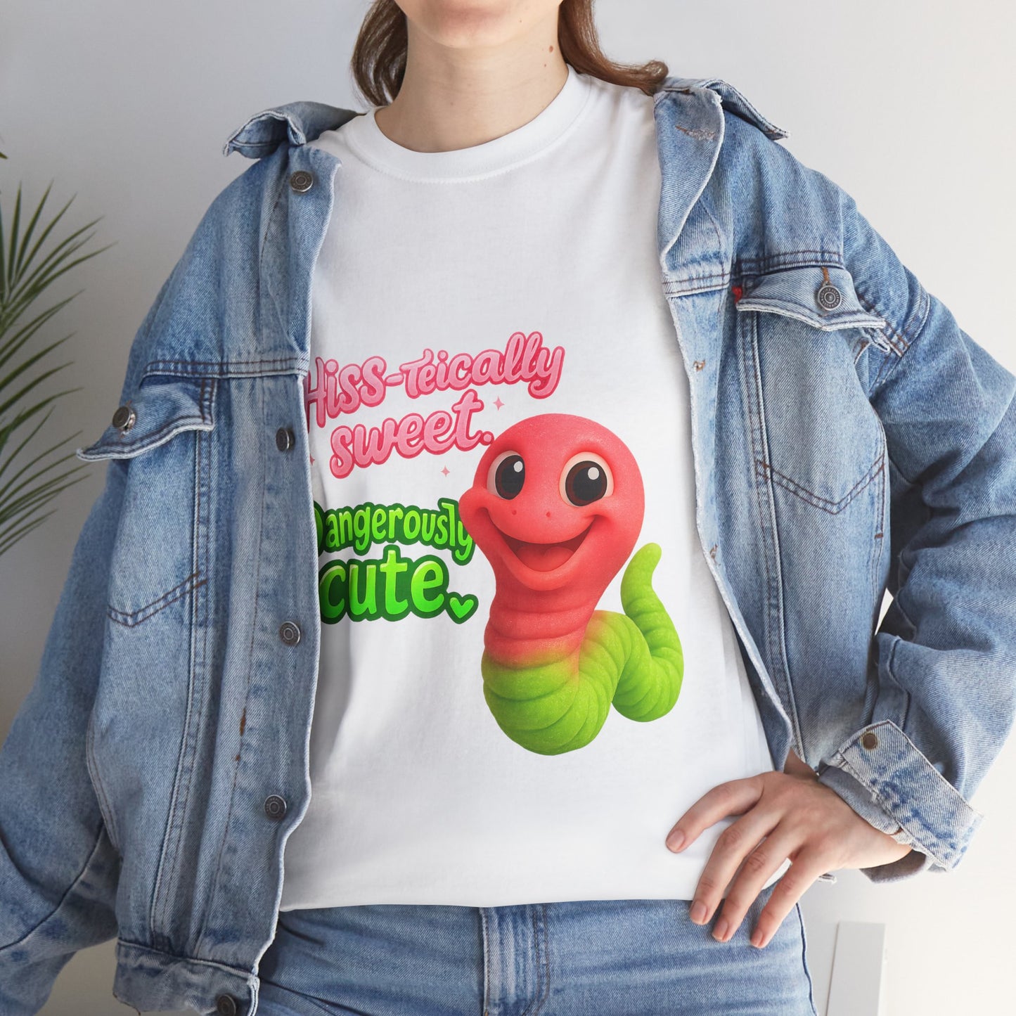 Hiss-terically Sweet – Dangerously Cute Snake T-Shirt