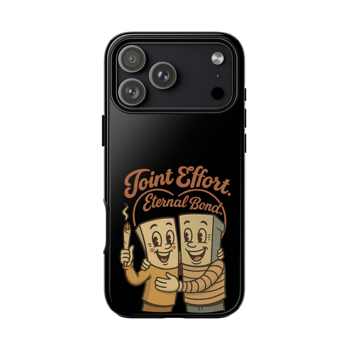 Phone Case — "Joint Effort Eternal Bond" Retro Cannabis Matchstick Design