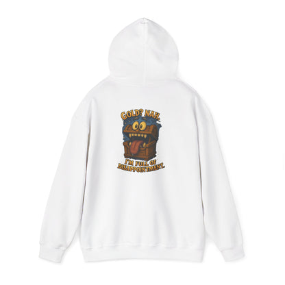 Hoodie — Vintage Cartoon Monster 'Good Night' Graphic Pullover