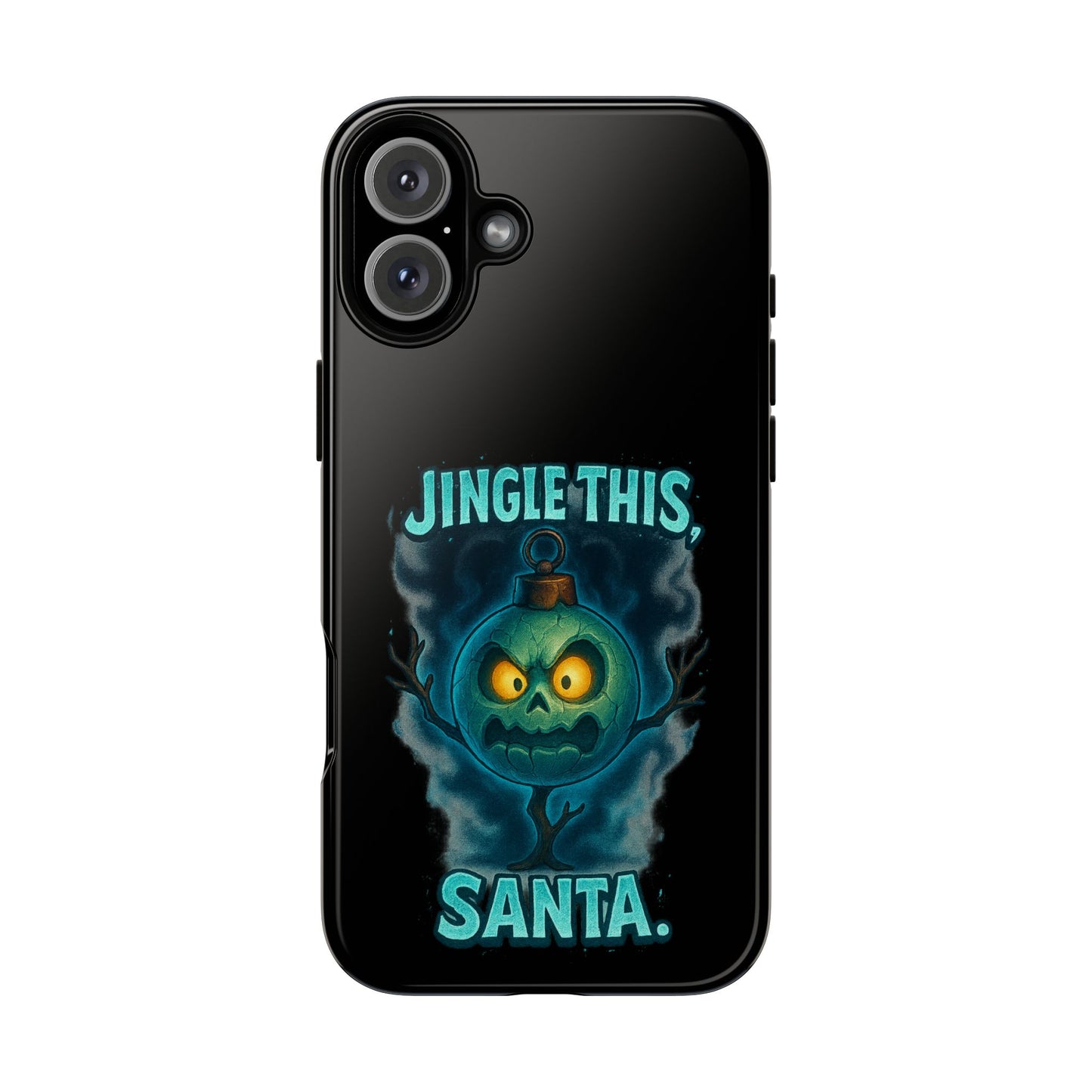 Phone Case - 'Jingle This, Santa' Spooky Holiday Protective Case