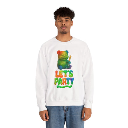 Let’s Party Gummy Bear Crewneck Sweatshirt